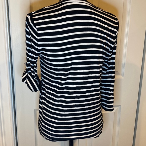 Calvin Klein Stripped Blouse. Size XS - Picture 7 of 8